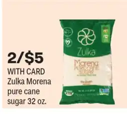 CVS Zulka Morena pure cane sugar 32 oz offer