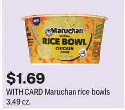 CVS Maruchan rice bowls offer