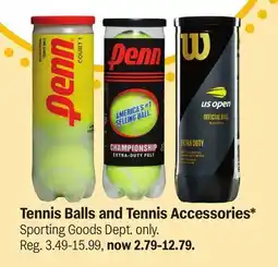 Meijer Tennis Balls and Tennis Accessories offer