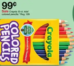 Target Crayola 12-ct. kids' colored pencils offer