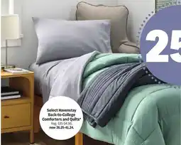 Meijer Select Havenstay Back-to-College Comforters and Quilts offer