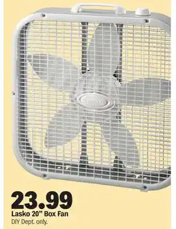 Meijer Lasko 20 Box Fan offer
