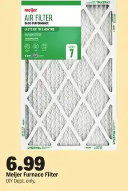 Meijer Meijer Furnace Filter offer