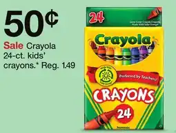 Target Crayola 24-ct. kids' crayons offer