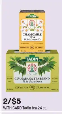 CVS Tadin tea 24 ct offer