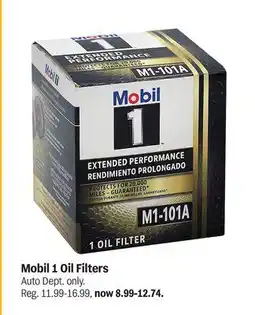 Meijer Mobil 1 Oil Filters offer