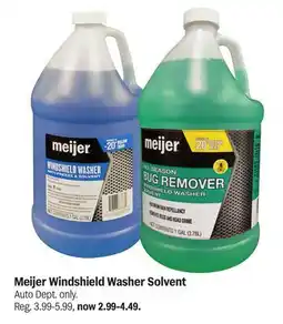 Meijer Meijer Windshield Washer Solvent offer