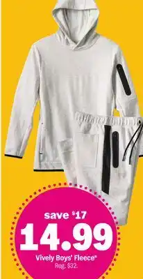 Meijer Vively Boys' Fleece offer