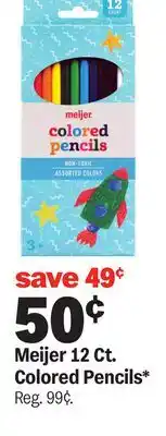 Meijer Meijer 12 Ct. Colored Pencils offer