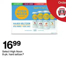 Target Select High Noon 8-pk. hard seltzer.‡ offer