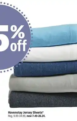 Meijer Havenstay Jersey Sheets offer