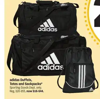 Meijer adidas Duffels, Totes and Sackpacks Sporting Goods offer