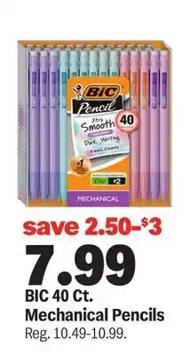 Meijer BIC 40 Ct. Mechanical Pencils offer