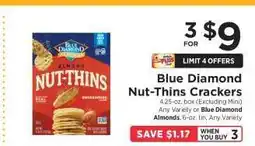 ShopRite Blue Diamond Nut-Thins Crackers offer