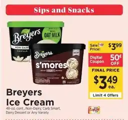 ShopRite Breyers Ice Cream offer