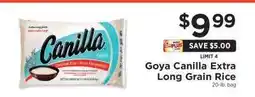 ShopRite Goya Canilla Extra Long Grain Rice offer