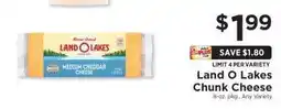 ShopRite Land O Lakes Chunk Cheese offer