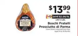 ShopRite Boschi Fratelli Prosciutto di Parma offer