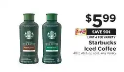 ShopRite Starbucks Iced Coffee offer