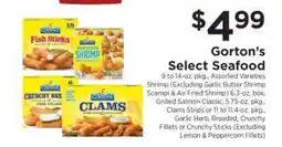 ShopRite Gorton's Select Seafood offer