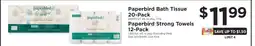 ShopRite Paperbird Bath Tissue 20-Pack / Paperbird Strong Towels 12-Pack offer