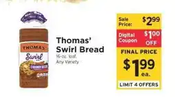 ShopRite Thomas' Swirl Bread offer