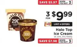 ShopRite Halo Top Ice Cream offer