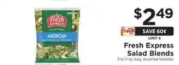 ShopRite Fresh Express Salad Blends offer