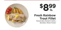ShopRite Fresh Rainbow Trout Fillet offer
