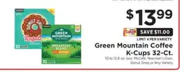 ShopRite Green Mountain Coffee K-Cups 32-Ct offer