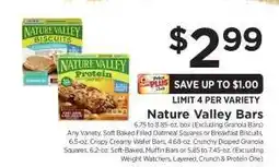 ShopRite Nature Valley Bars offer