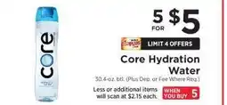 ShopRite Core Hydration Water offer
