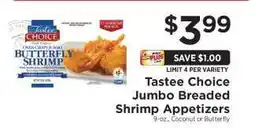 ShopRite Tastee Choice Jumbo Breaded Shrimp Appetizers offer