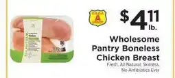 ShopRite Wholesome Pantry Boneless Chicken Breast offer
