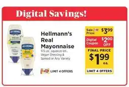 ShopRite Hellmann's Real Mayonnaise offer