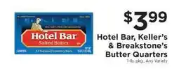 ShopRite Hotel Bar, Keller’s & Breakstone’s Butter Quarters offer