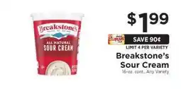 ShopRite Breakstone's Sour Cream offer