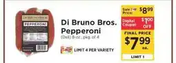 ShopRite Di Bruno Bros. Pepperoni offer