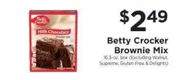 ShopRite Betty Crocker Brownie Mix offer