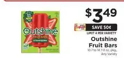 ShopRite Outshine Fruit Bars offer