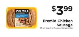 ShopRite PREMIO Chicken Sausage offer