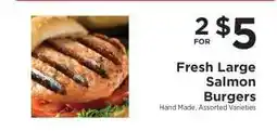 ShopRite Fresh Large Salmon Burgers offer