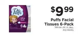 ShopRite Puffs Facial Tissues 6-Pack offer