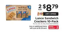 ShopRite Lance Sandwich Crackers 10-Pack offer