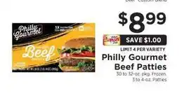 ShopRite Philly Gourmet Beef Patties offer