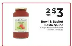 ShopRite Bowl & Basket Pasta Sauce offer