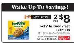 ShopRite belVita Breakfast Biscuits offer