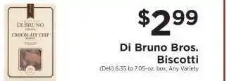 ShopRite Di Bruno Bros. Biscotti offer