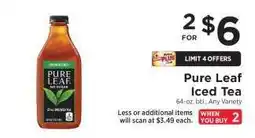 ShopRite Pure Leaf Iced Tea offer