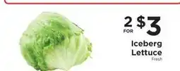 ShopRite Iceberg Lettuce offer